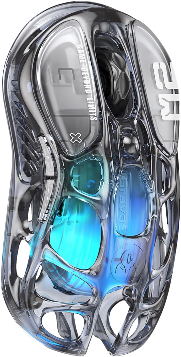 Mercury M2 Transparente Ultraleichte Gaming-Maus