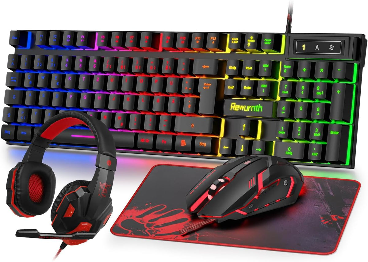 Ultimatives 4-in-1 Gaming Komplett-Set