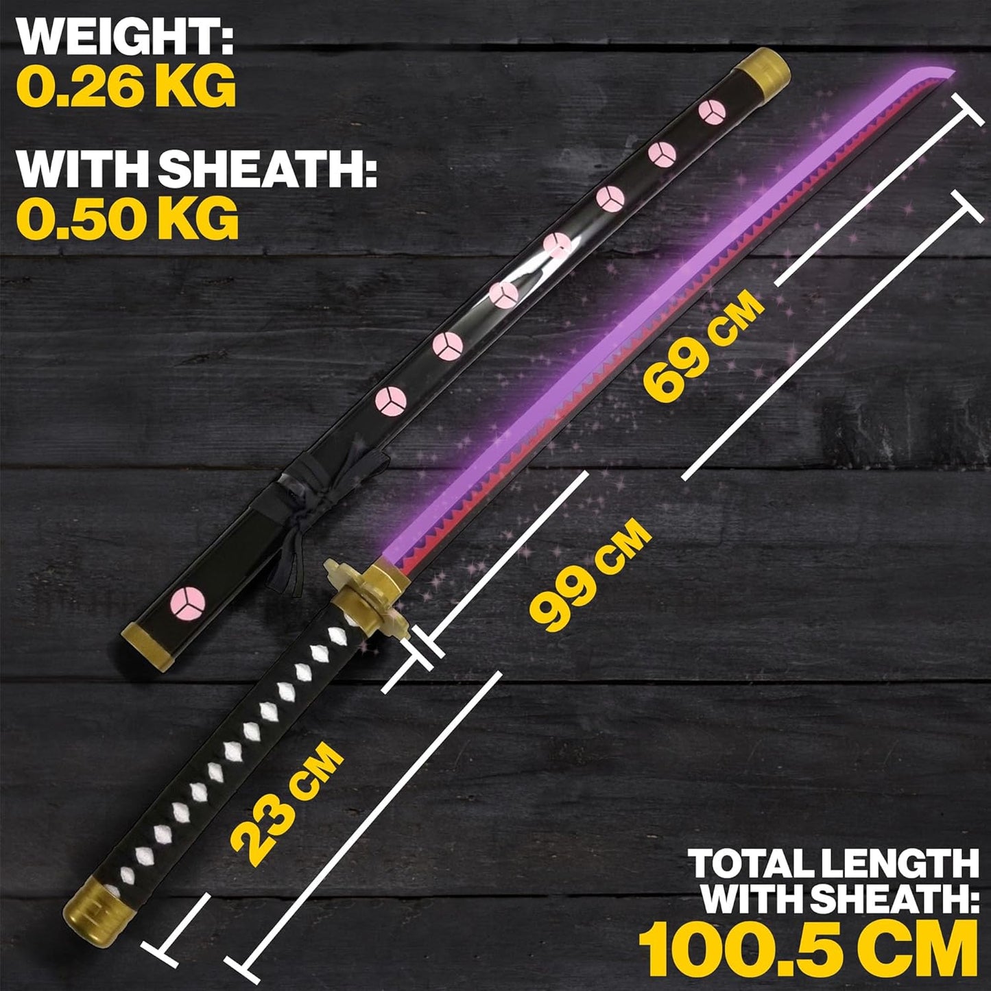 Touch-Aktiviertes LED Anime Katana