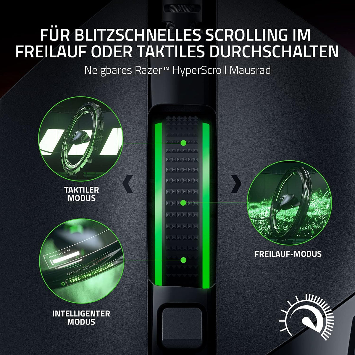 Anpassbare Präzisions-Gaming-Maus für totale Kontrolle
