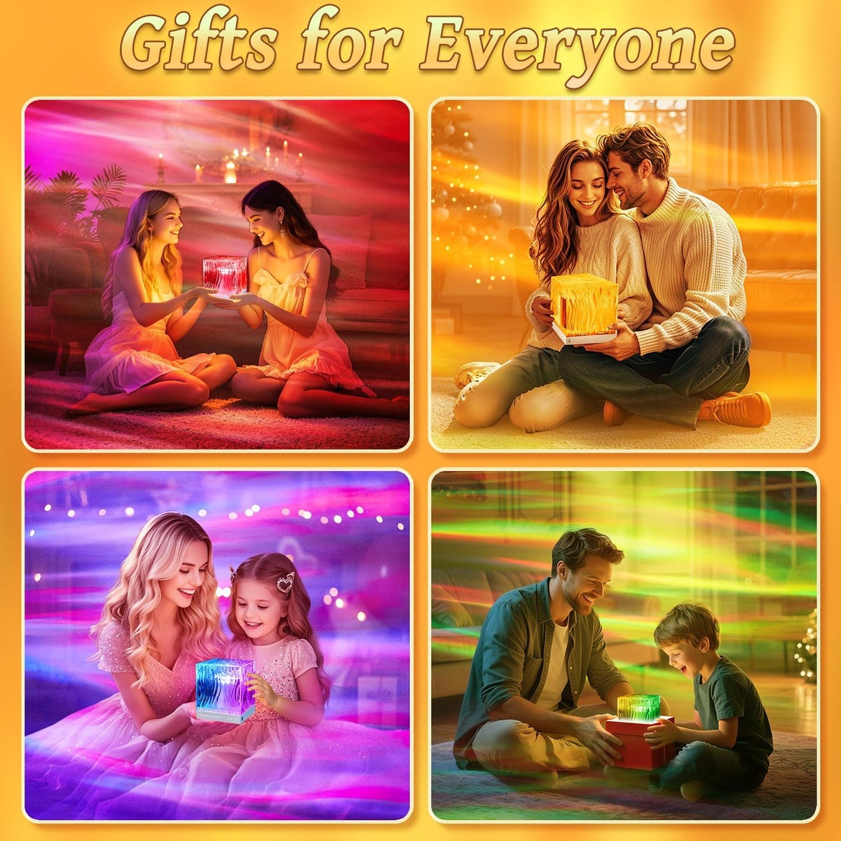 Magical Crystal Aurora Starry Sky Projector