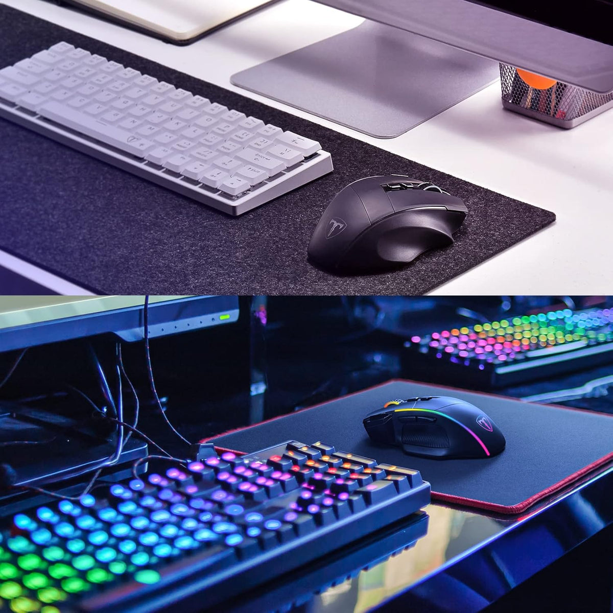 Ergonomische Triple-Mode Profi-Gaming Maus