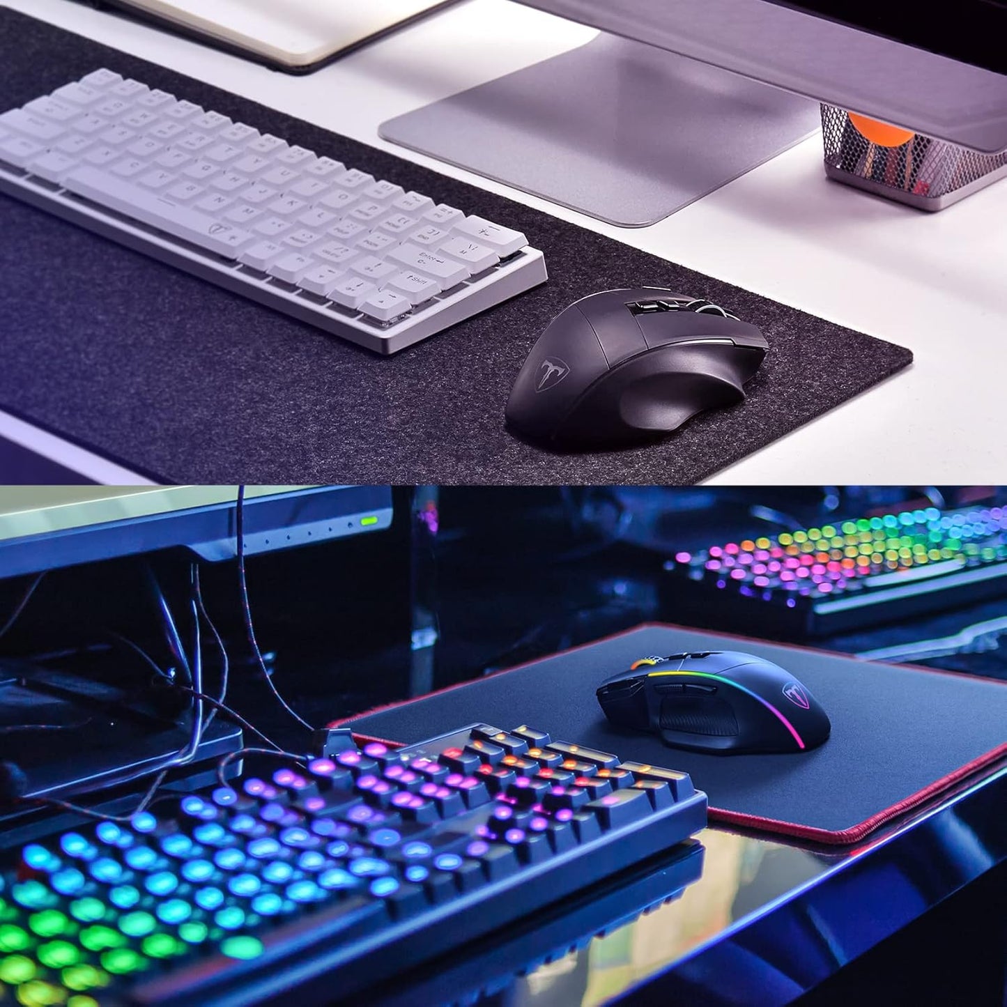 Ergonomische Triple-Mode Profi-Gaming Maus