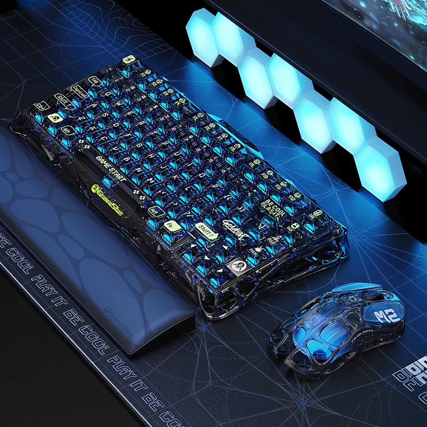 Mercury M2 Transparente Ultraleichte Gaming-Maus