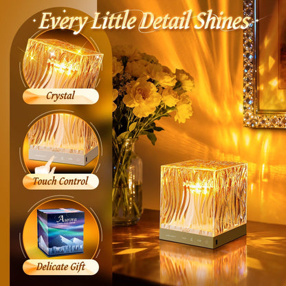 Magical Crystal Aurora Starry Sky Projector