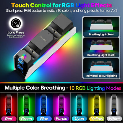 Premium RGB Fast Charging Station for DualSense
