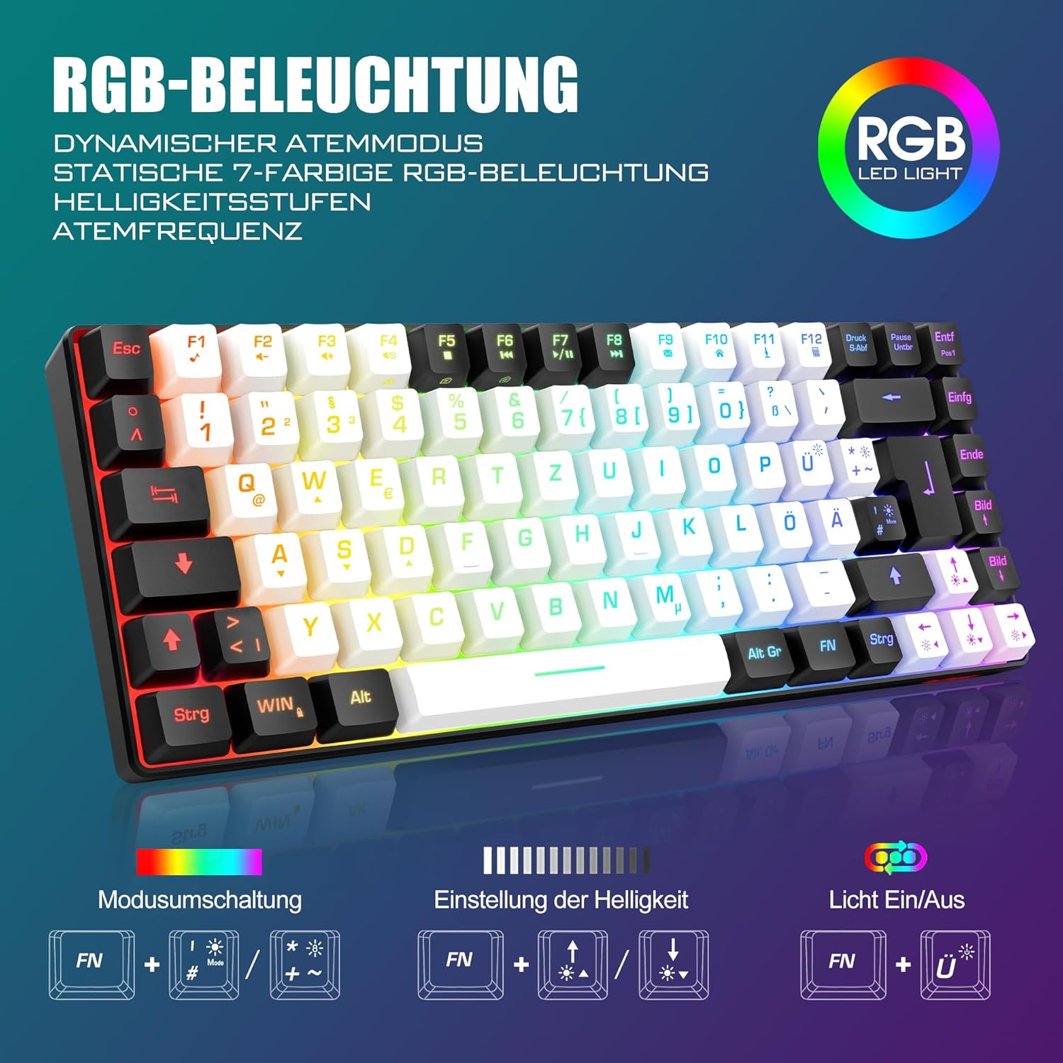 Professional Wireless 75% Gaming Set