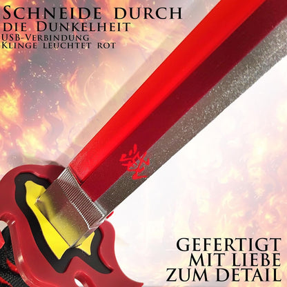 Tanjiro Kamado Feueratem LED Katana