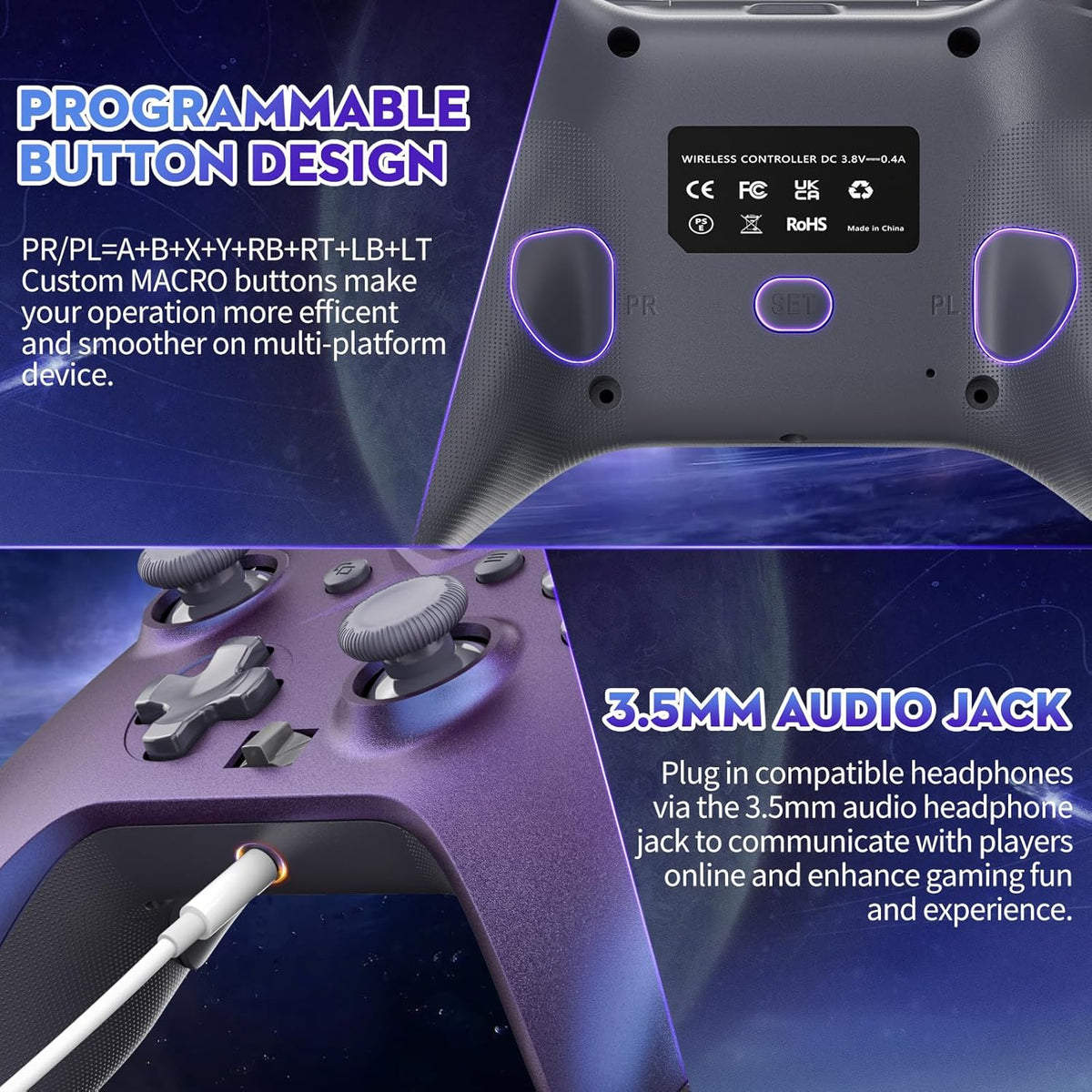 Ultimativer Pro Wireless Gaming Controller