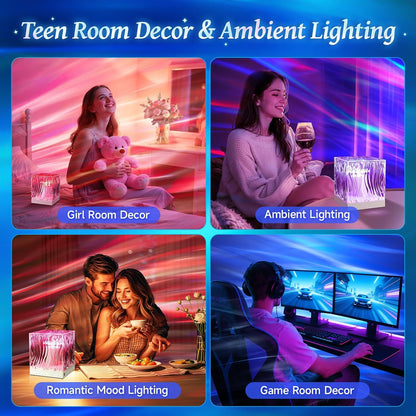 Magical Crystal Aurora Starry Sky Projector