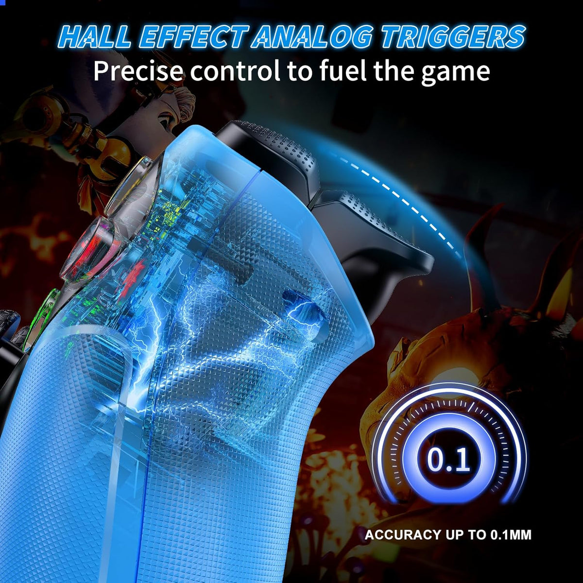 Drift-Free Pro Wireless Gaming Controller