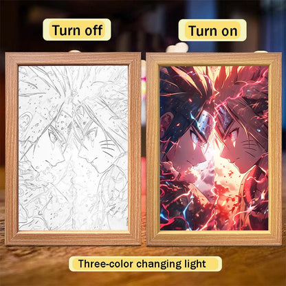 Premium Anime 3D Lichtkunst Rahmen