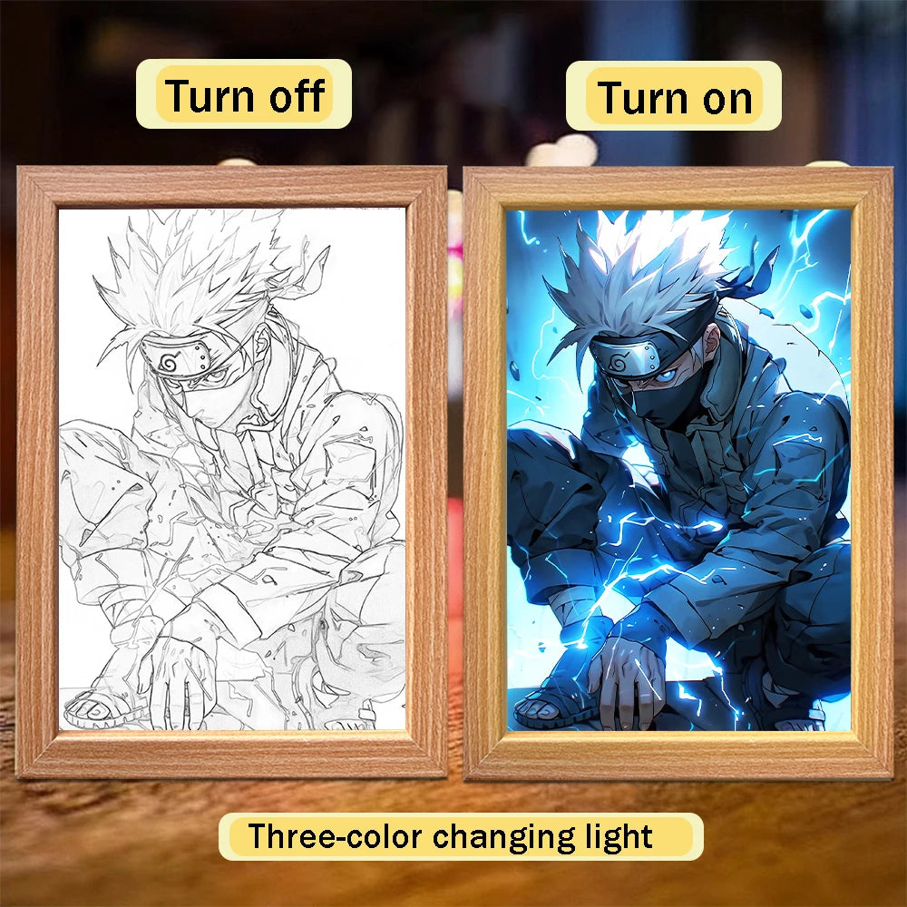 Premium Anime 3D Lichtkunst Rahmen