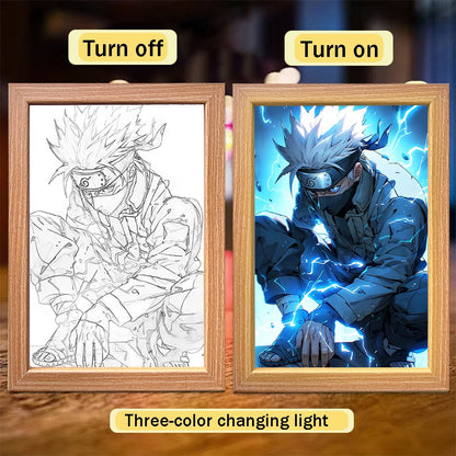 Premium Anime 3D Lichtkunst Rahmen