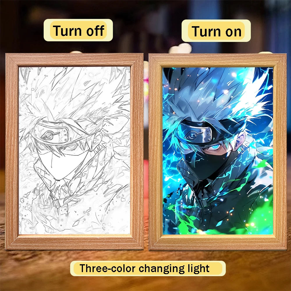 Premium Anime 3D Lichtkunst Rahmen