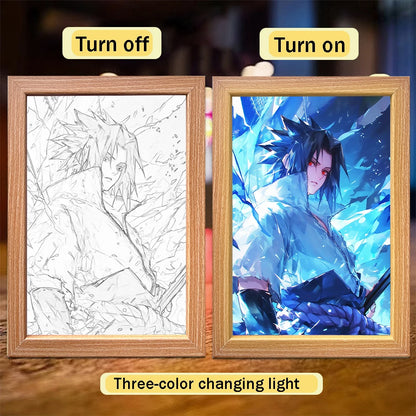 Premium Anime 3D Lichtkunst Rahmen