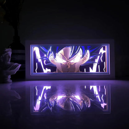 Anime Papier-Schnitt Nachtlicht – Farbwechsel LED Lichtbox Atmosphäre Zimmerlampe
