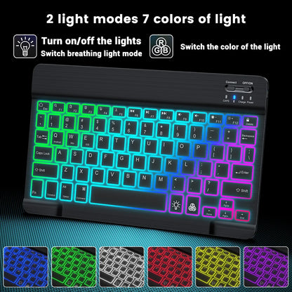Beleuchtetes Bluetooth Tastatur-Maus-Set
