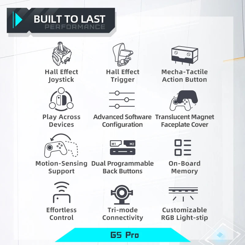 G5 Pro Elite Drift-Free Wireless Controller