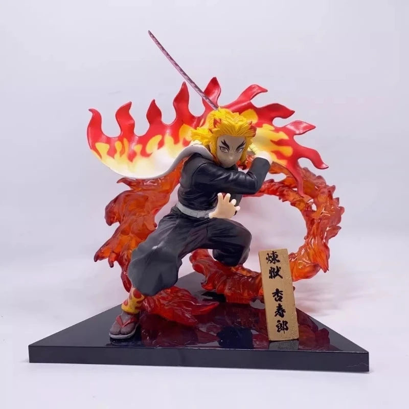 Demon Slayer – Mugen Train Diorama | Rengoku & Tanjiro Kampfszene Statue