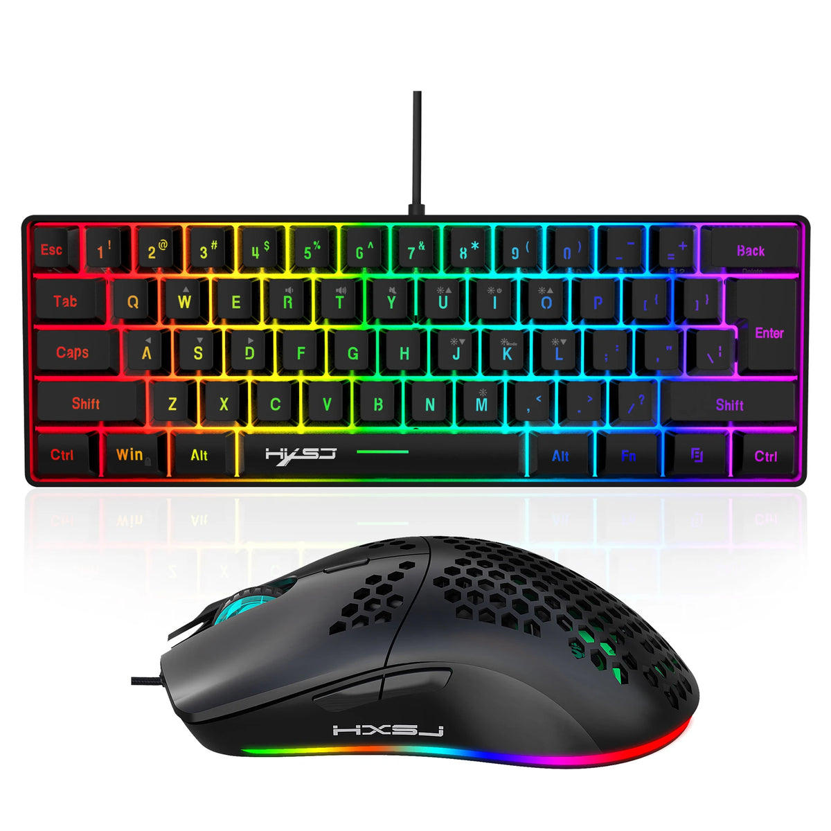 Ultra-Kompaktes RGB Gaming Set