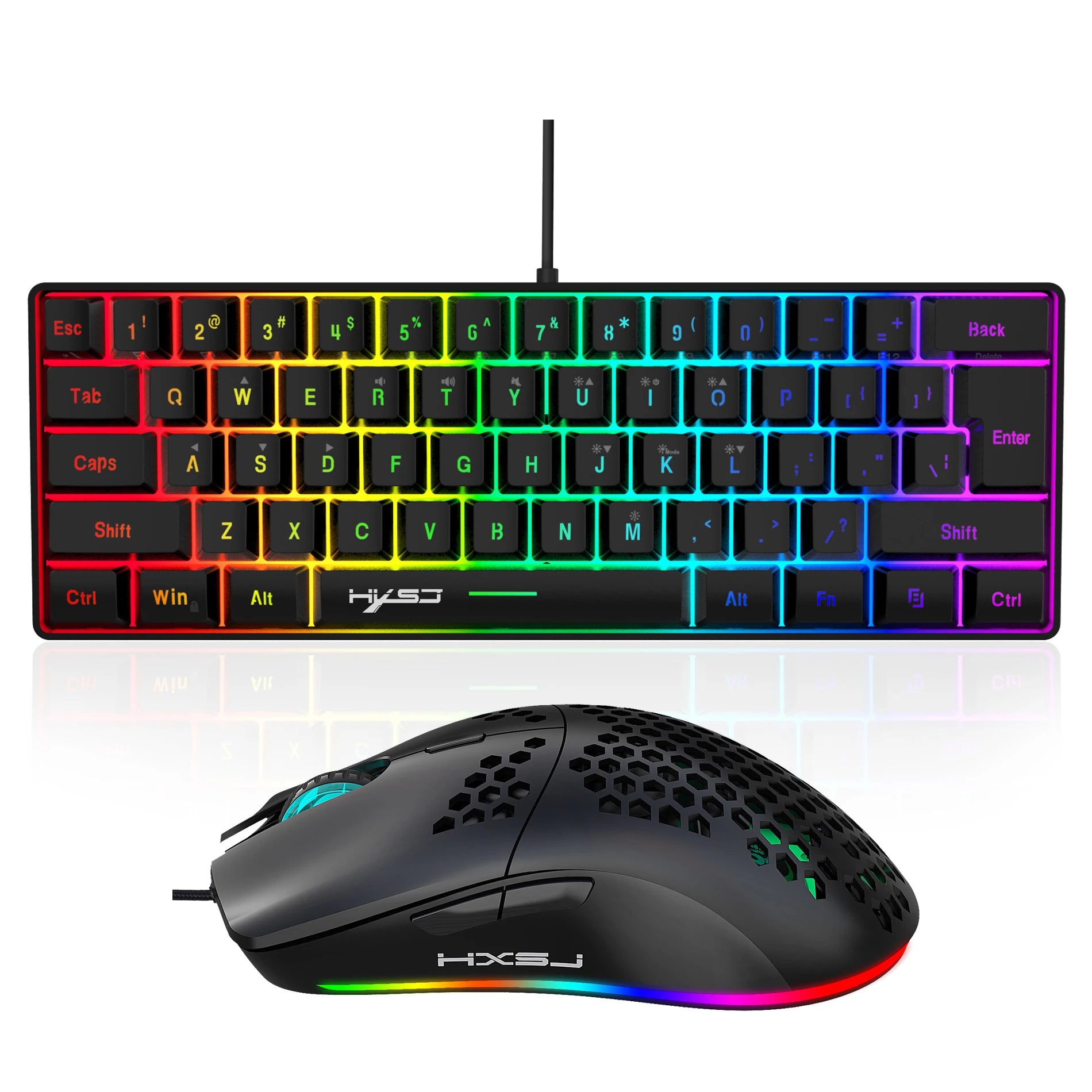 Ultra-Kompaktes RGB Gaming Set