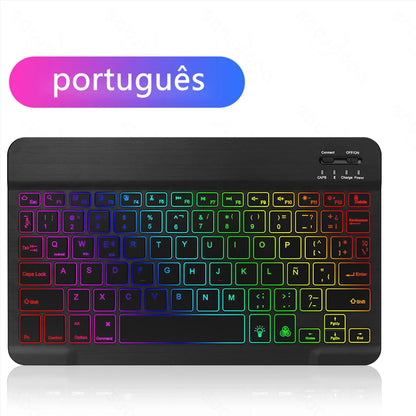Beleuchtetes Bluetooth Tastatur-Maus-Set
