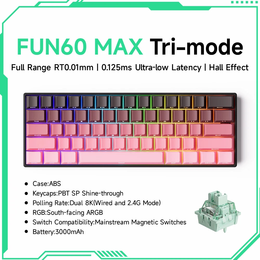 60% Wireless Rapid Trigger Tastatur