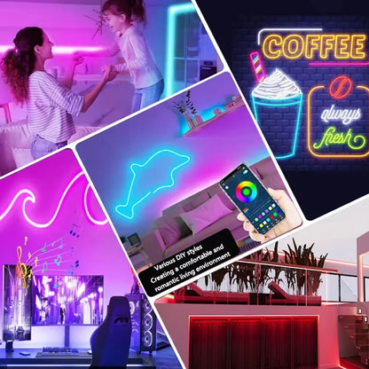 Smartes RGBIC Neon Lichtsystem