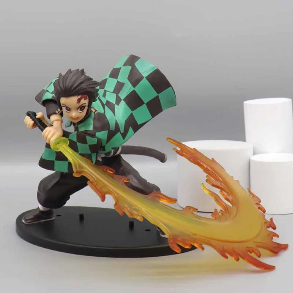 Demon Slayer – Tanjiro, Zenitsu & Rengoku Actionfiguren Set | PVC Sammlung
