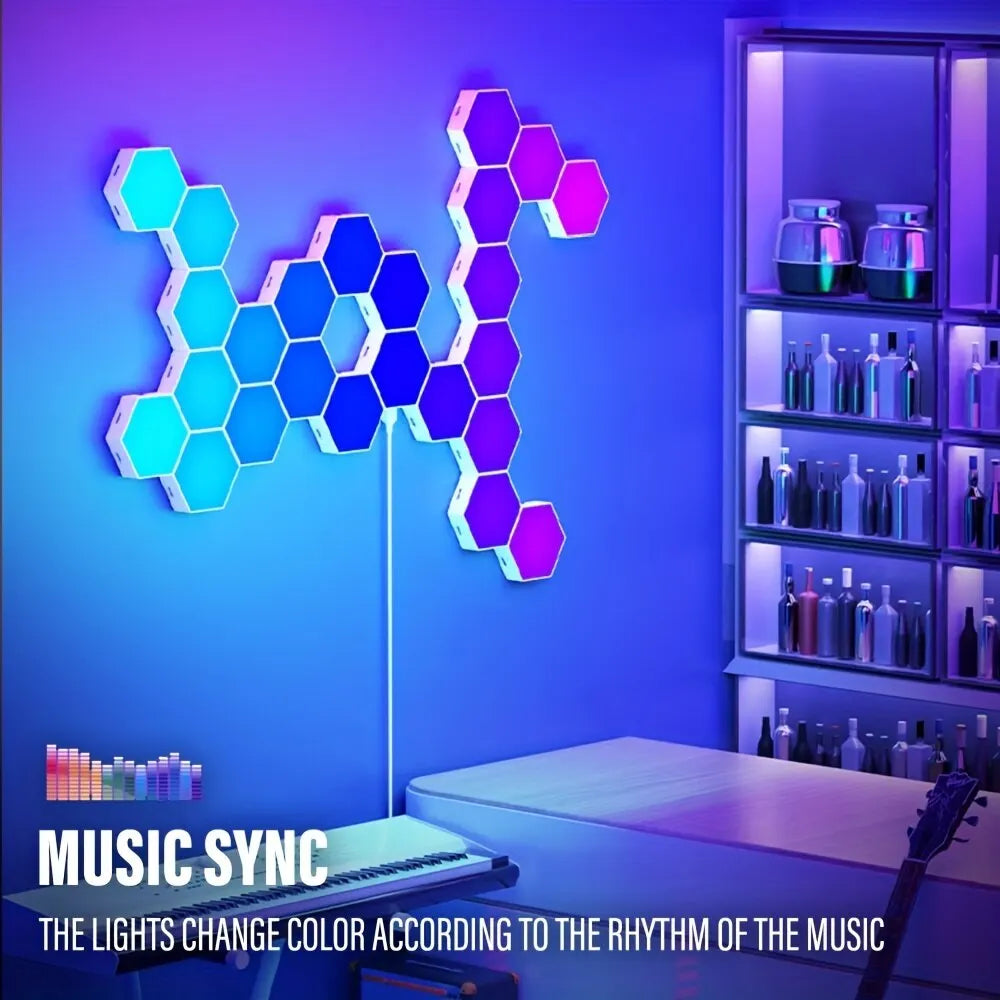 Modulare Hexagon Smart Wandpaneele