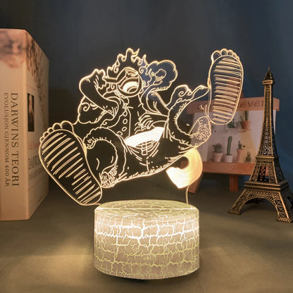 Gear 5 Nika 3D Illusionslampe