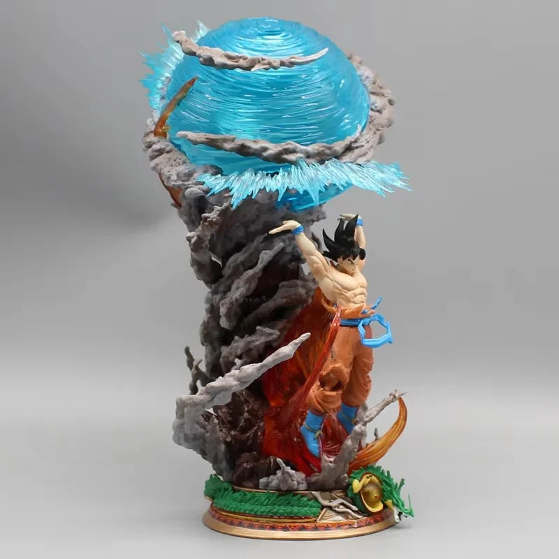 Dragon Ball Z 25cm Goku Action Figure Super Saiyan Effect PVC Statue Anime Collection Model Toy For Anime Fans Gift