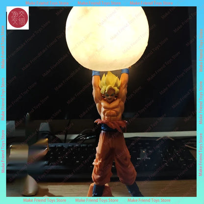 Dragon Ball Z Goku Magnetic Led Lamp Kamehameha Wave Light Anime Night Light Mood Light Desk Decor For Japanese Anime Fans Gifts
