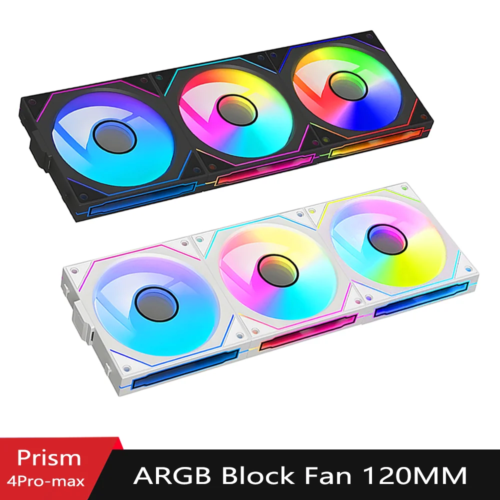 PC Gehäuselüfter 120mm ARGB Mirror | 4-Pin PWM, 58,36 CFM, Wasserkühlung