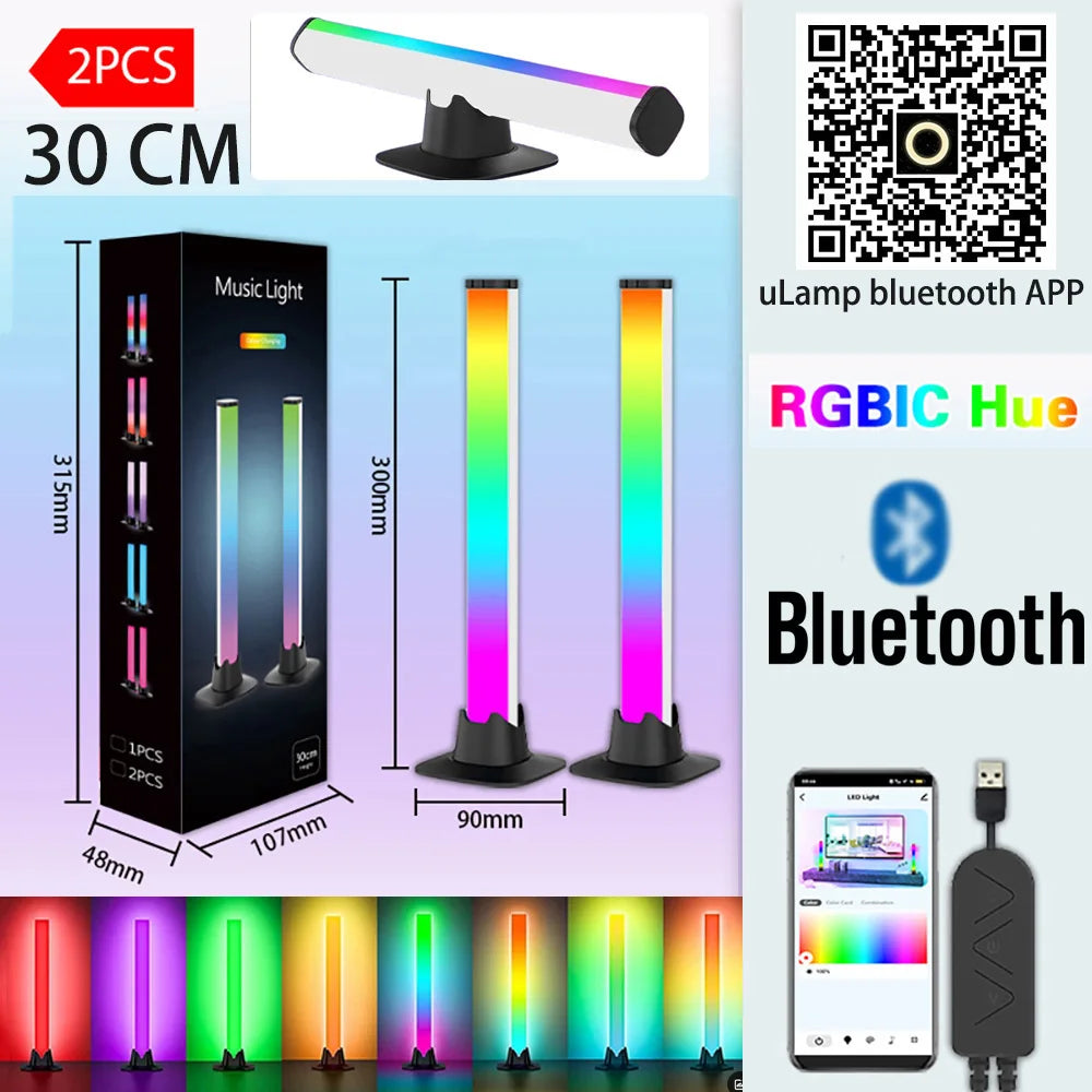 RGBIC Music Light Bar | Rhythmus-Lichtleiste, App-Steuerung, USB Gaming Atmosphäre