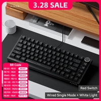 AJAZZ AK820 Mechanische Gaming Tastatur – Kabelgebunden, Hot-Swap, RGB Beleuchtung