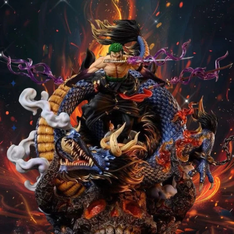 One Piece – Roronoa Zoro vs. Kaidou GK Statue | Epische Kampfszene Actionfigur