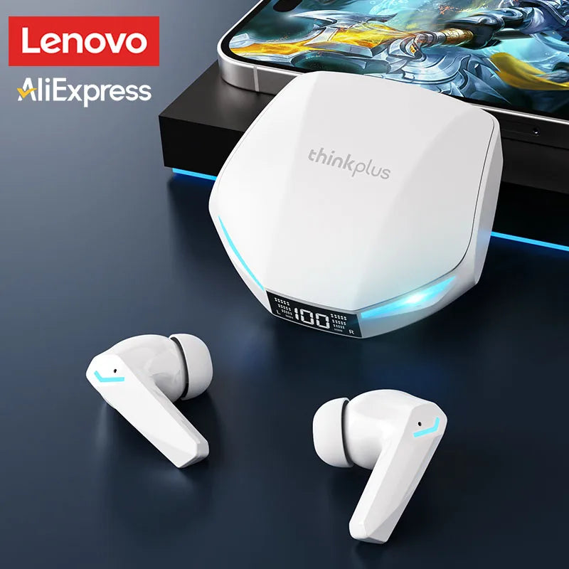 Lenovo XT53 Bluetooth 5.4 Gaming Earphones | LED Anzeige, Wasserdicht, Kabellos