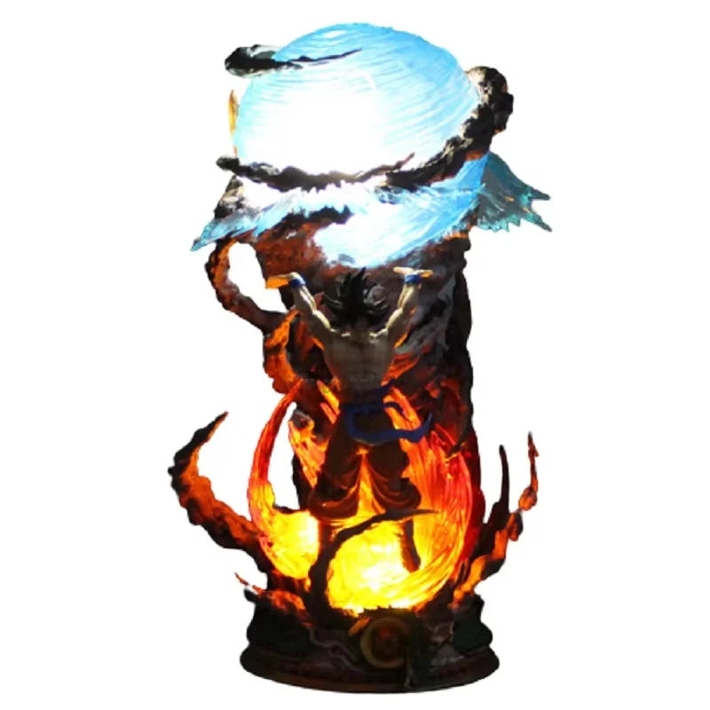 Dragon Ball Z 25cm Goku Action Figure Super Saiyan Effect PVC Statue Anime Collection Model Toy For Anime Fans Gift