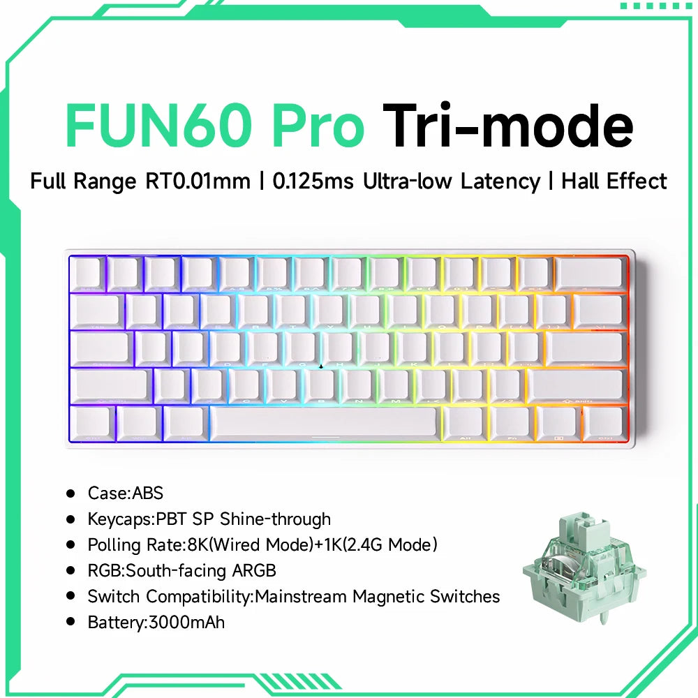 60% Wireless Rapid Trigger Tastatur