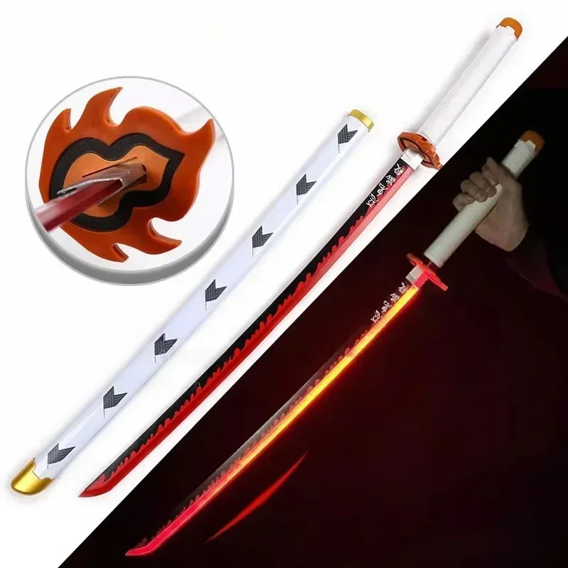 Leuchtendes Dämonentöter Katana Flammen-Edition