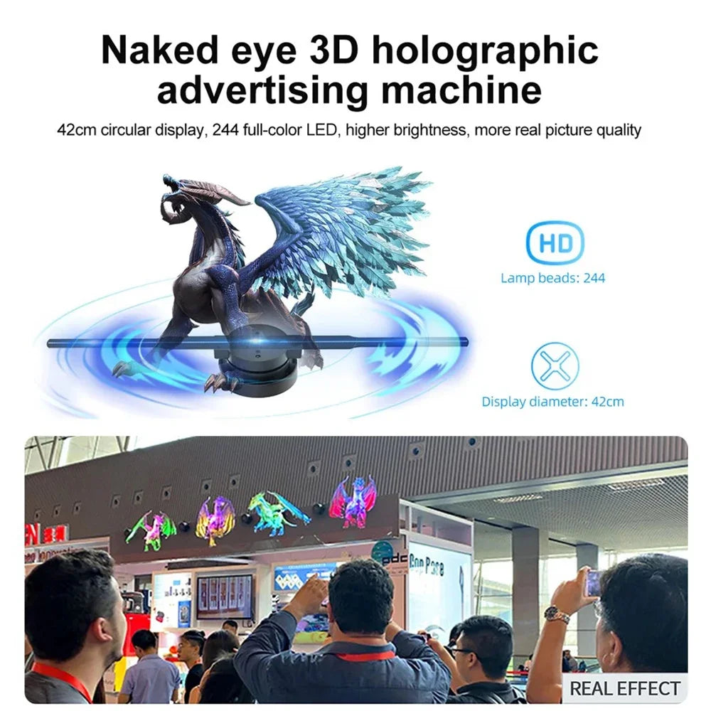 Schwebendes 3D HD Hologramm Display