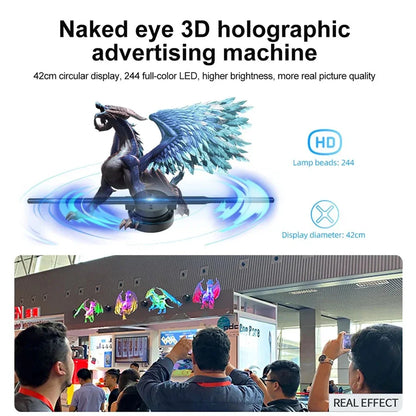 Schwebendes 3D HD Hologramm Display