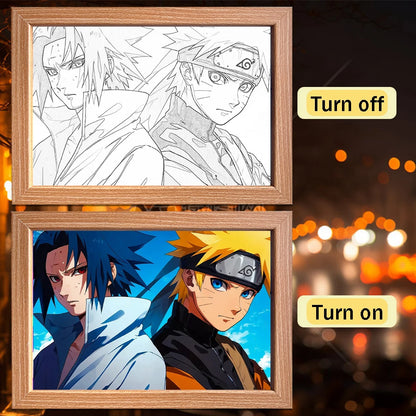 Premium Anime 3D Lichtkunst Rahmen