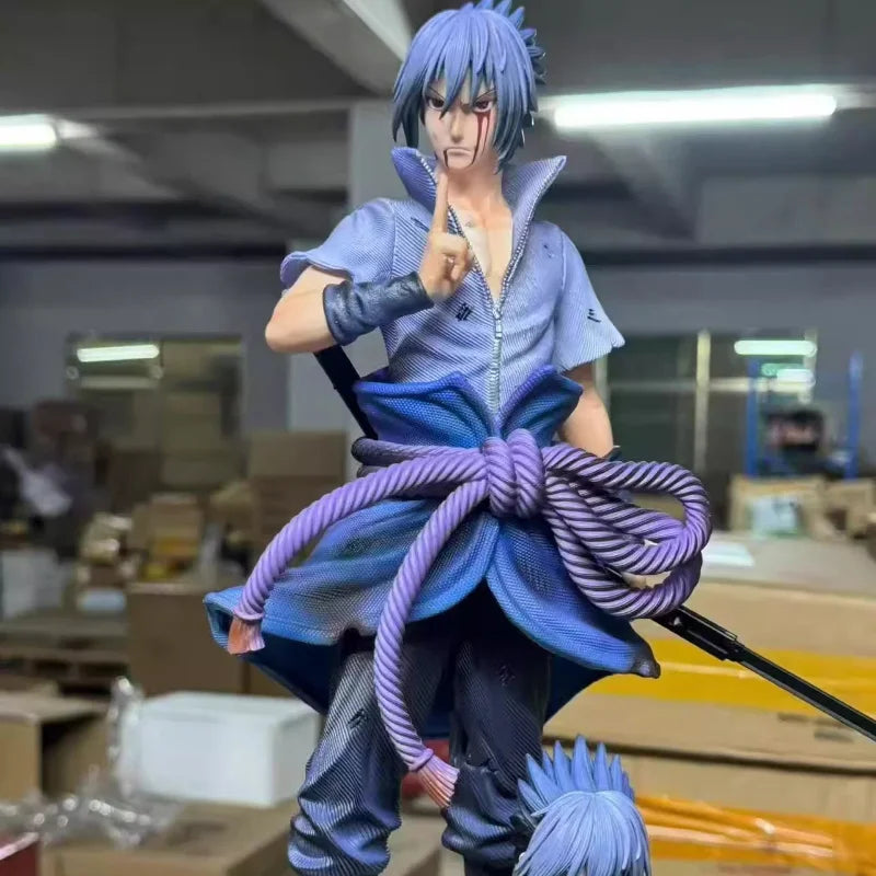 12.99inch/33cm Naruto Nirvana Sasuke Six Realms Uchihatobi Anime Figures Can Be Movable Summon Pvc Favorites Dominant Toys Gifts
