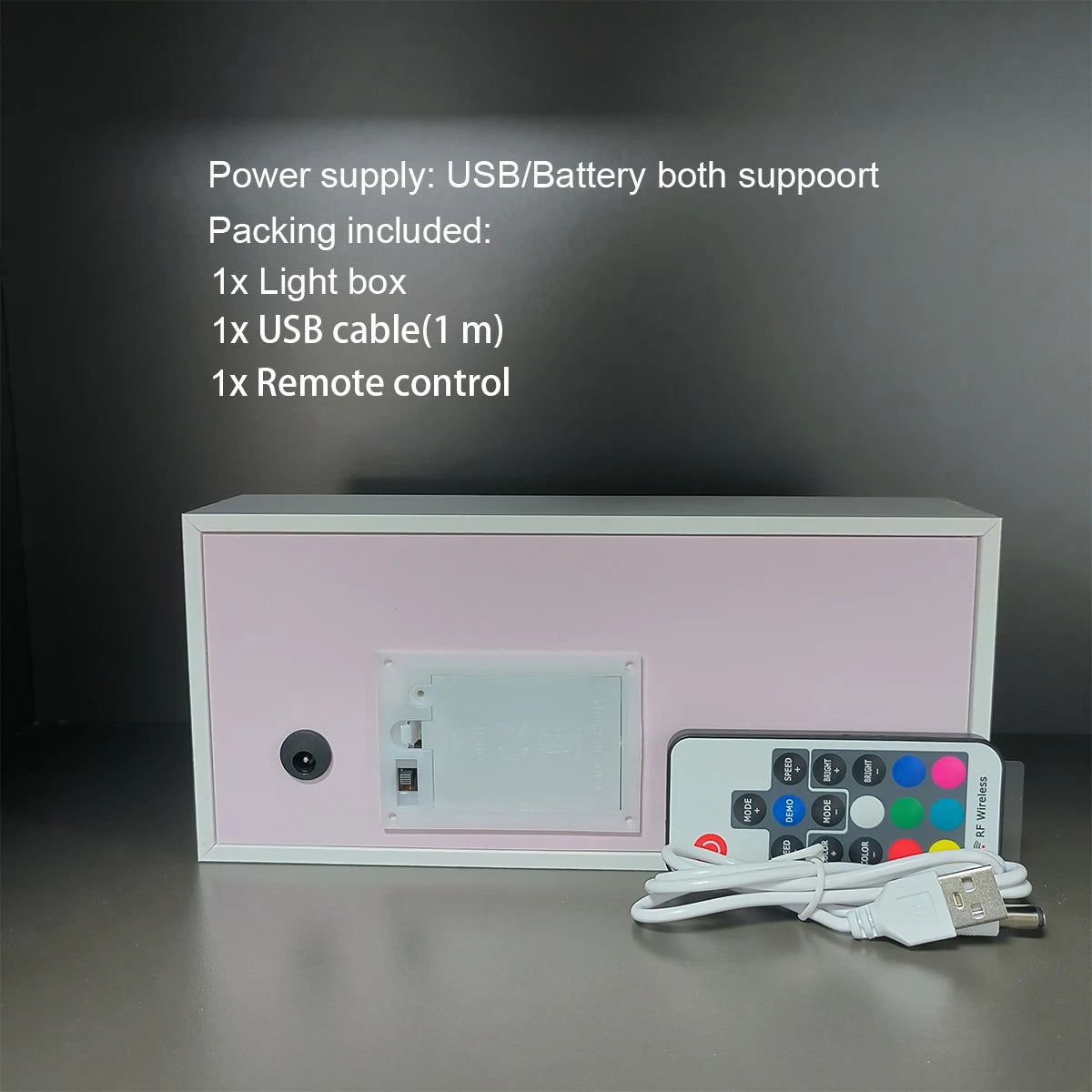 Anime Papier-Schnitt Nachtlicht – Farbwechsel LED Lichtbox Atmosphäre Zimmerlampe