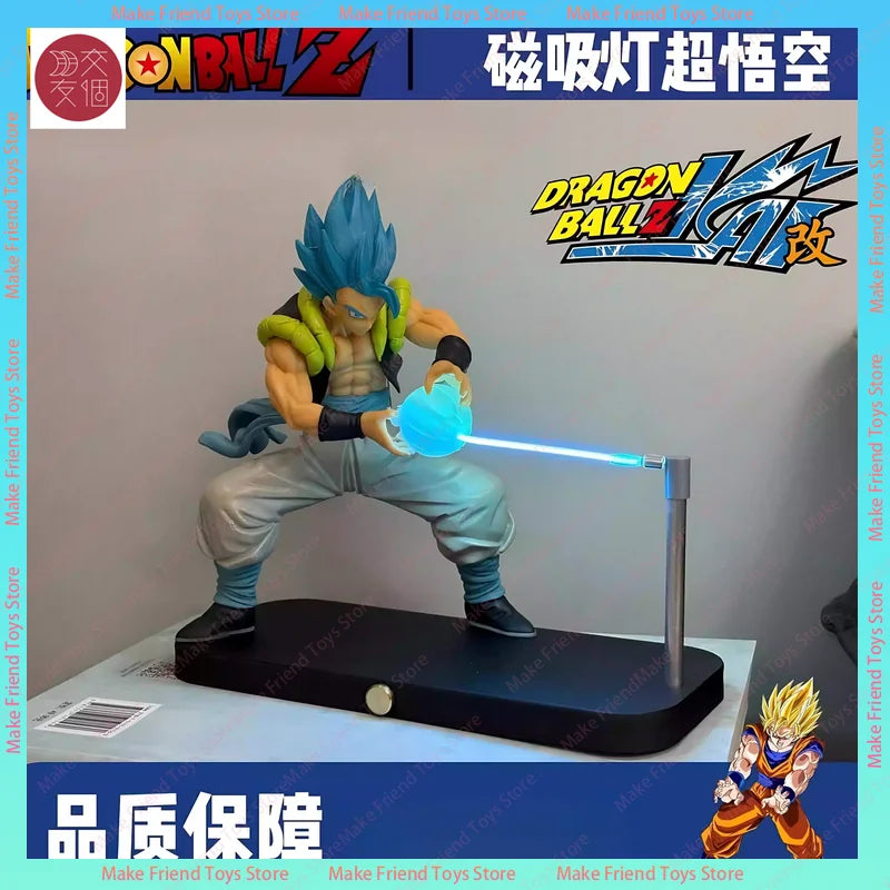 Dragon Ball Z Goku Magnetic Led Lamp Kamehameha Wave Light Anime Night Light Mood Light Desk Decor For Japanese Anime Fans Gifts