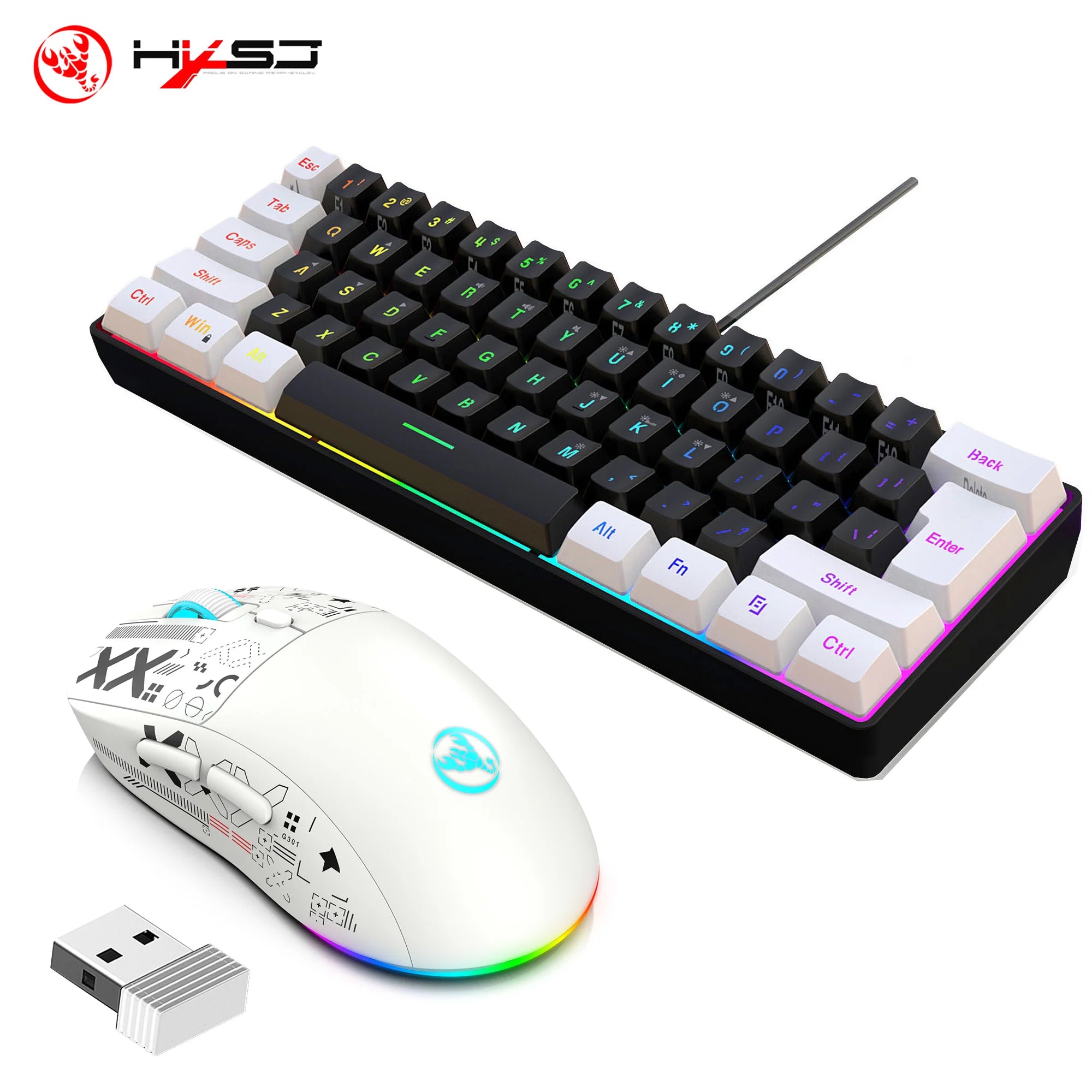 Compact 60% RGB Gaming Set