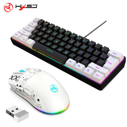 Kompaktes 60% RGB Gaming-Set